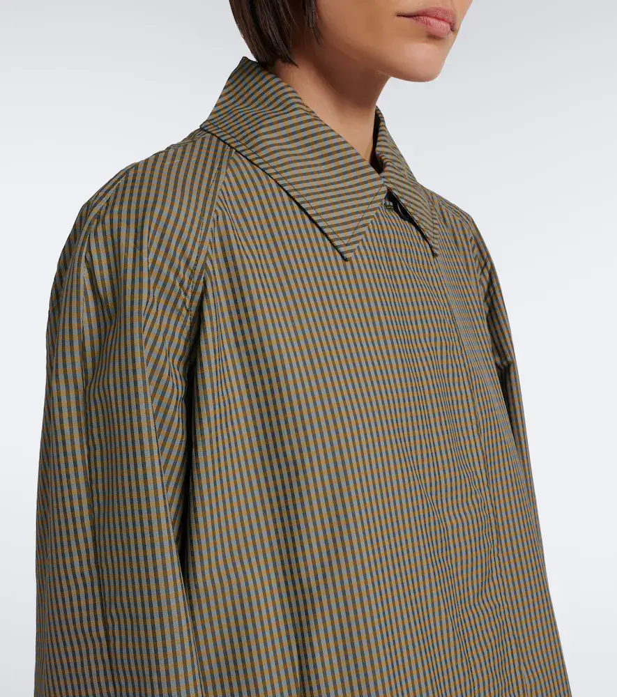 Prada Checked technical trench coat | Thumbnail 2 Prada Checked technical trench coat | Thumbnail 2