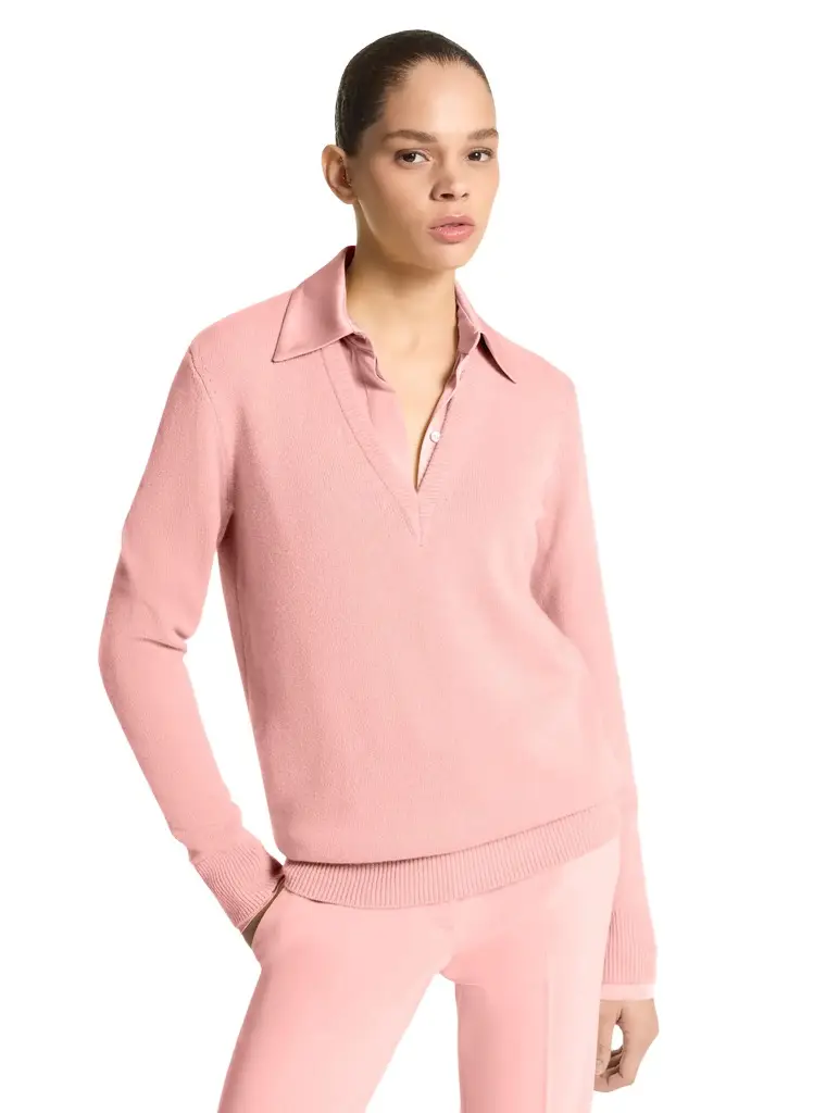 Michael Kors Collection Cashmere Sweater in Pink