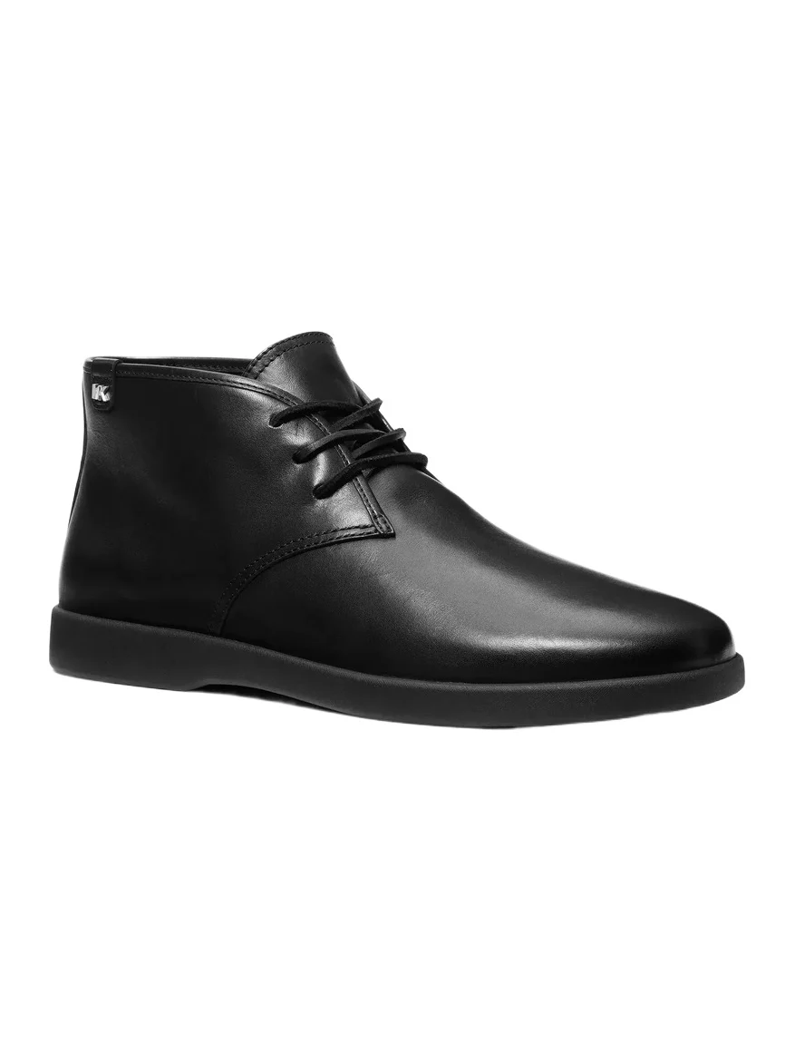 Michael Kors Collection Wesley Leather Boot in Black