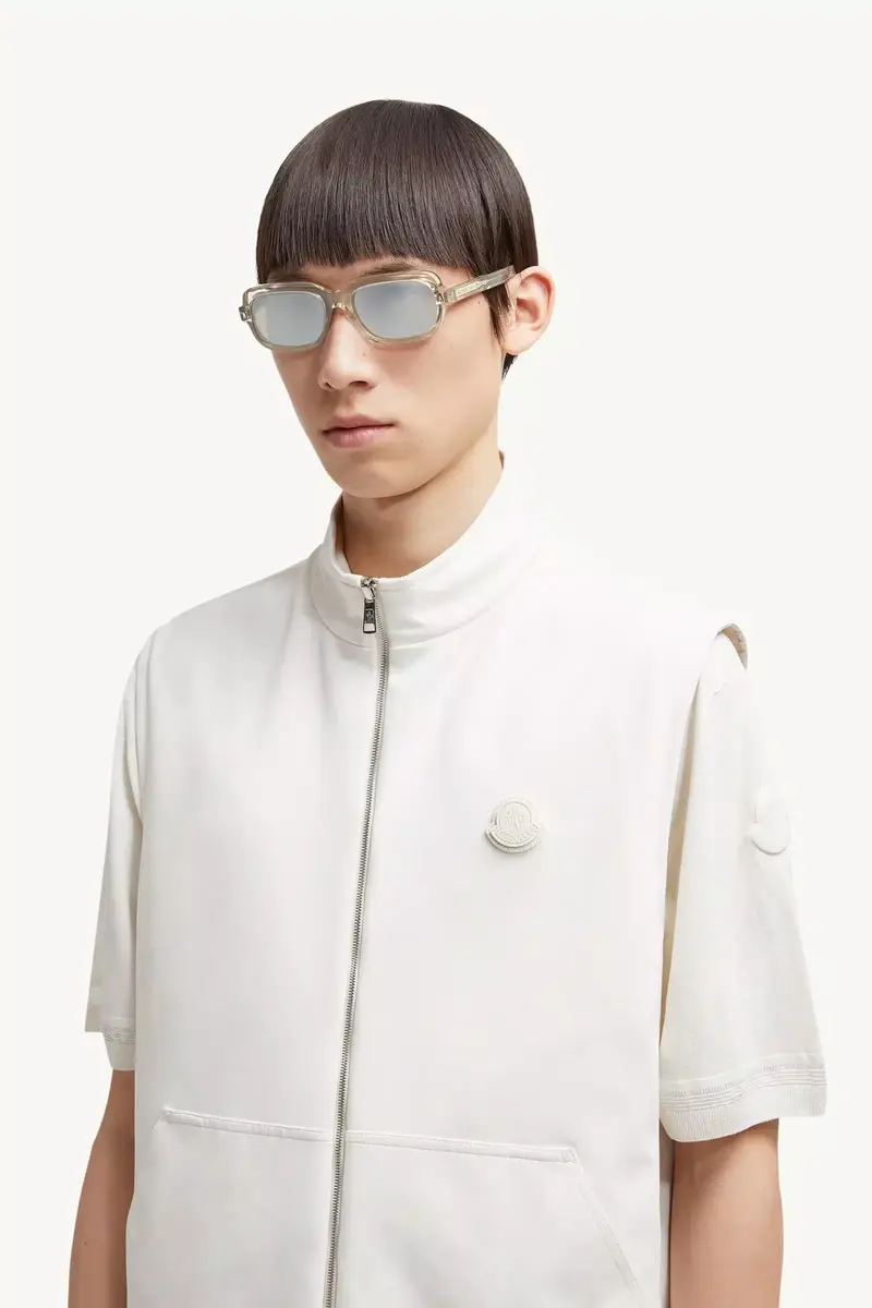 Moncler Lunettes Suntrap Rectangular Sunglasses | Thumbnail 3