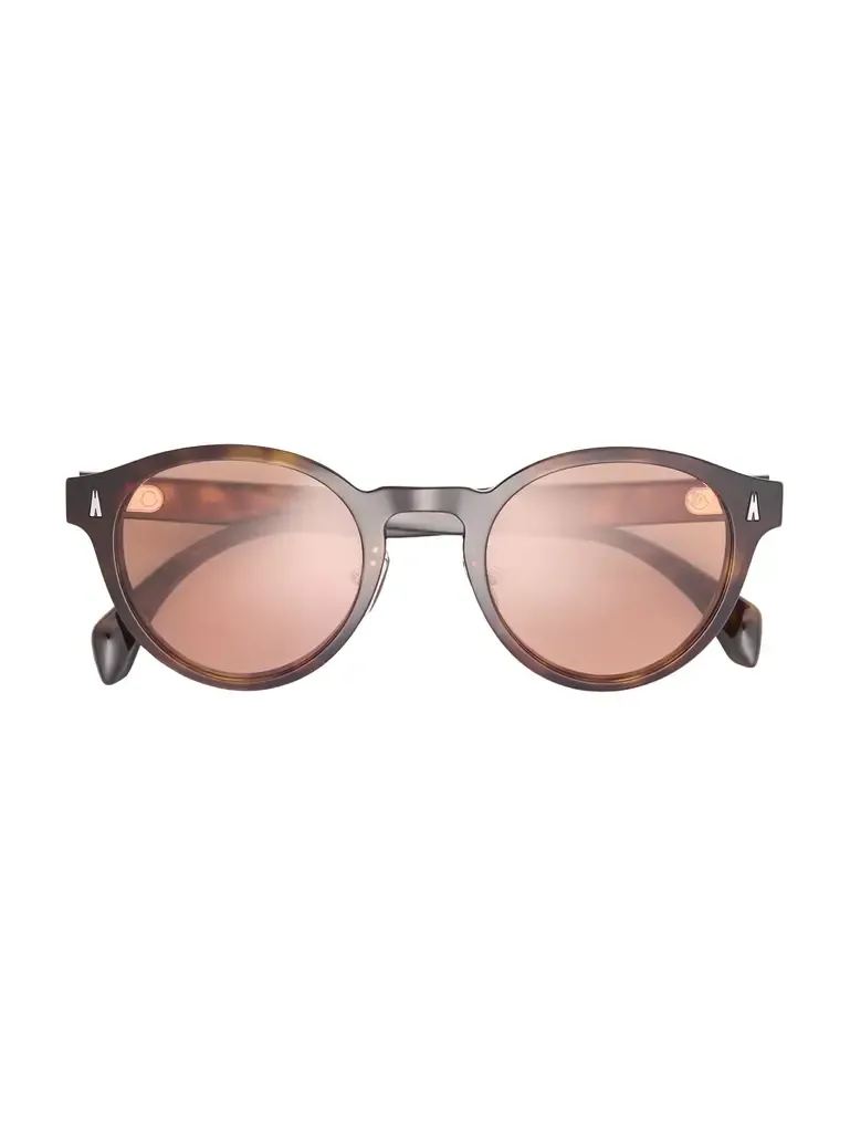 Moncler Lunettes Ember Round Sunglasses