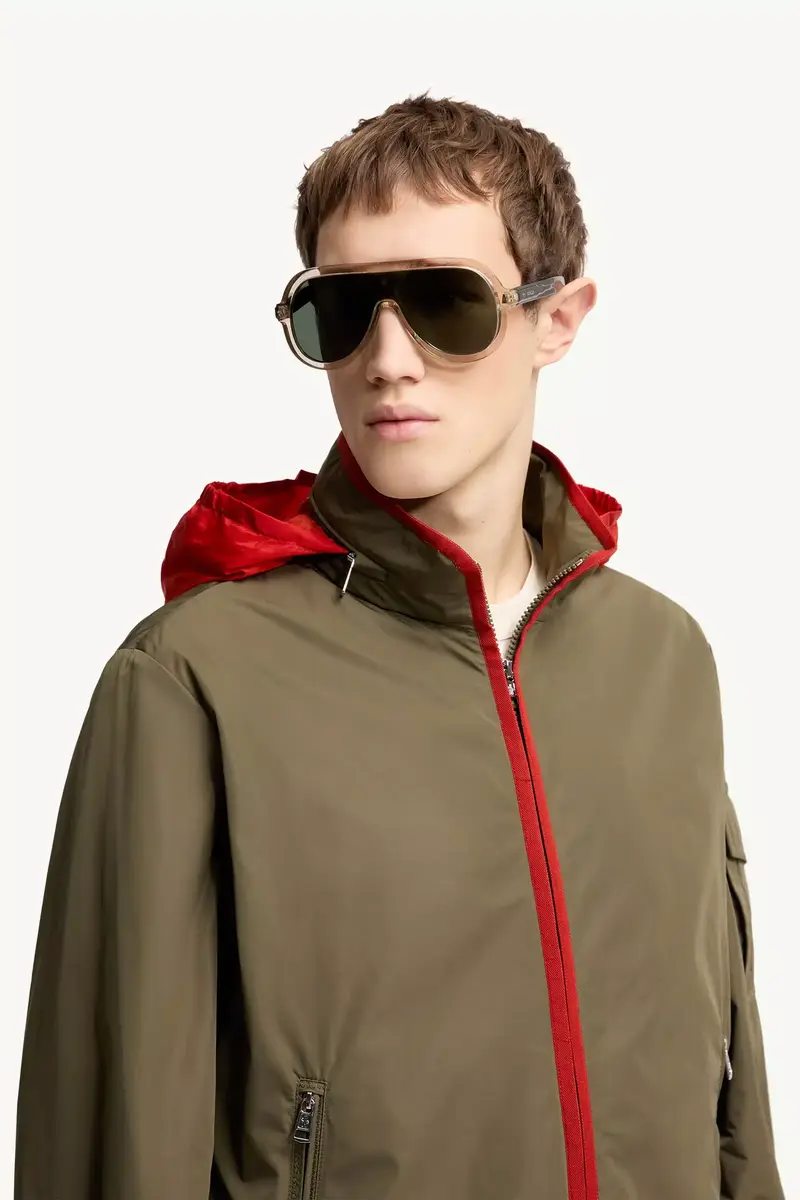 Moncler Lunettes Sunsette Pilot Sunglasses | Thumbnail 3