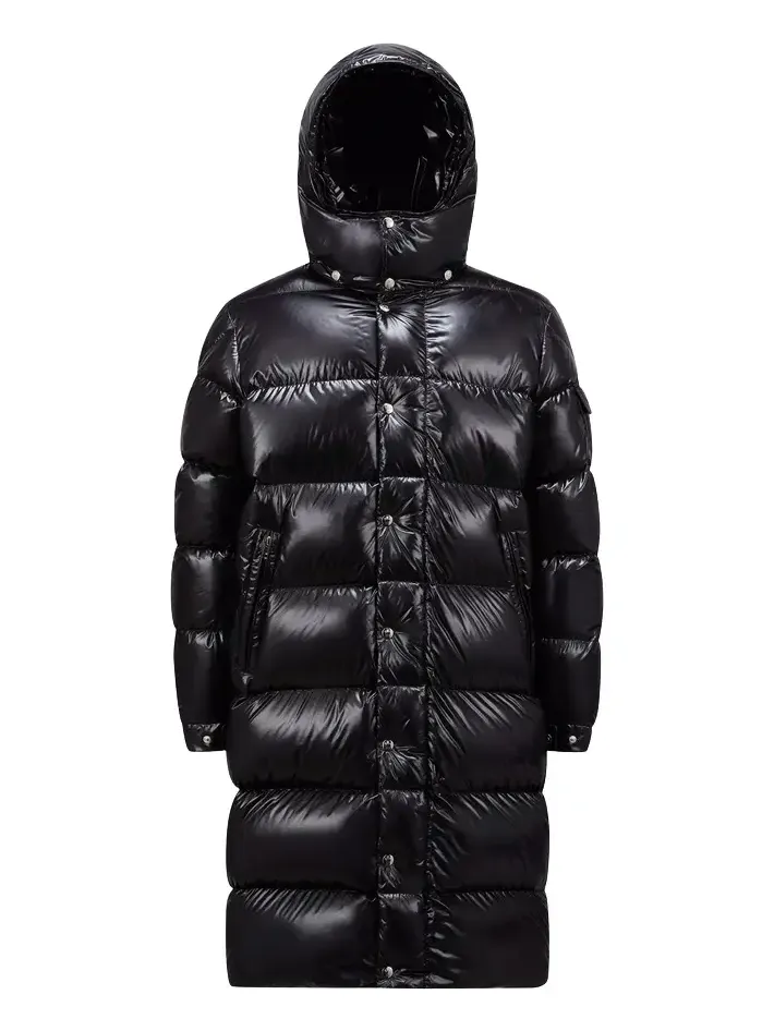 Moncler Hanoverian Hooded Long Down Jacket