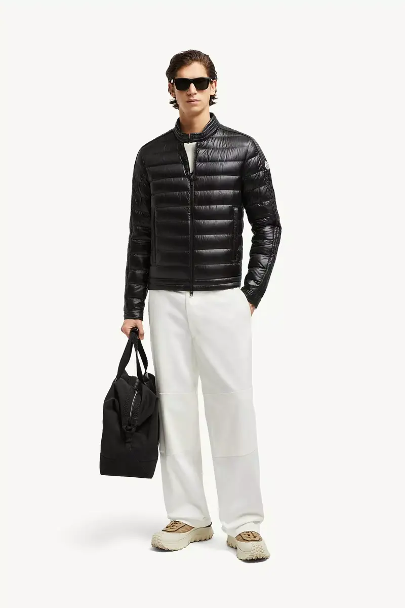 Moncler Jacobus Down Biker Jacket | Thumbnail 3 Moncler Jacobus Down Biker Jacket | Thumbnail 3