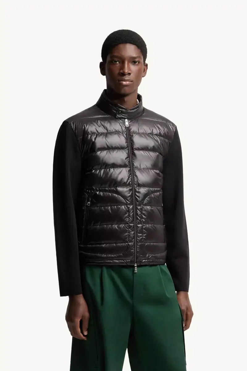 Moncler Padded Wool Zip-up Cardigan | Thumbnail 5 Moncler Padded Wool Zip-up Cardigan | Thumbnail 5