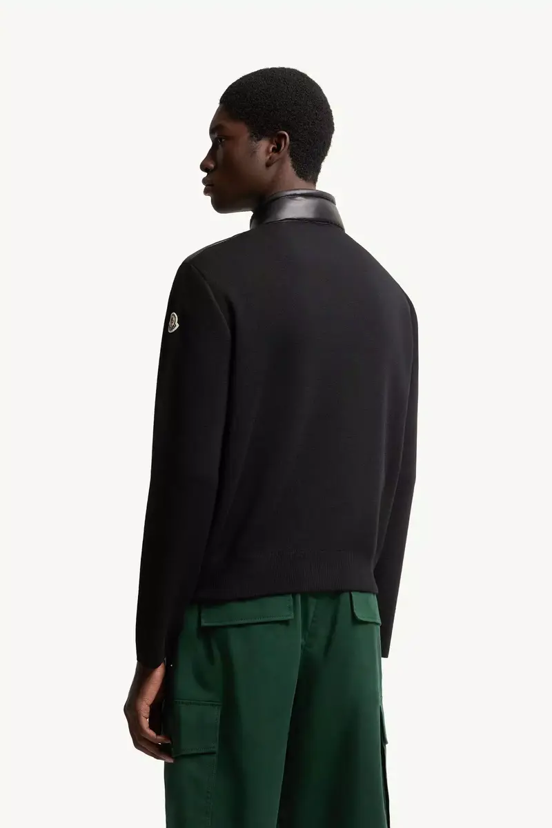 Moncler Padded Wool Zip-up Cardigan | Thumbnail 6 Moncler Padded Wool Zip-up Cardigan | Thumbnail 6