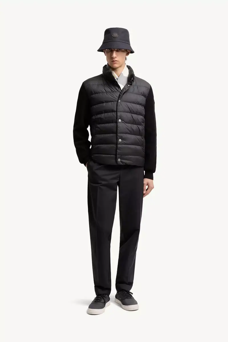 Moncler Padded Cotton Zip-up Cardigan | Thumbnail 3