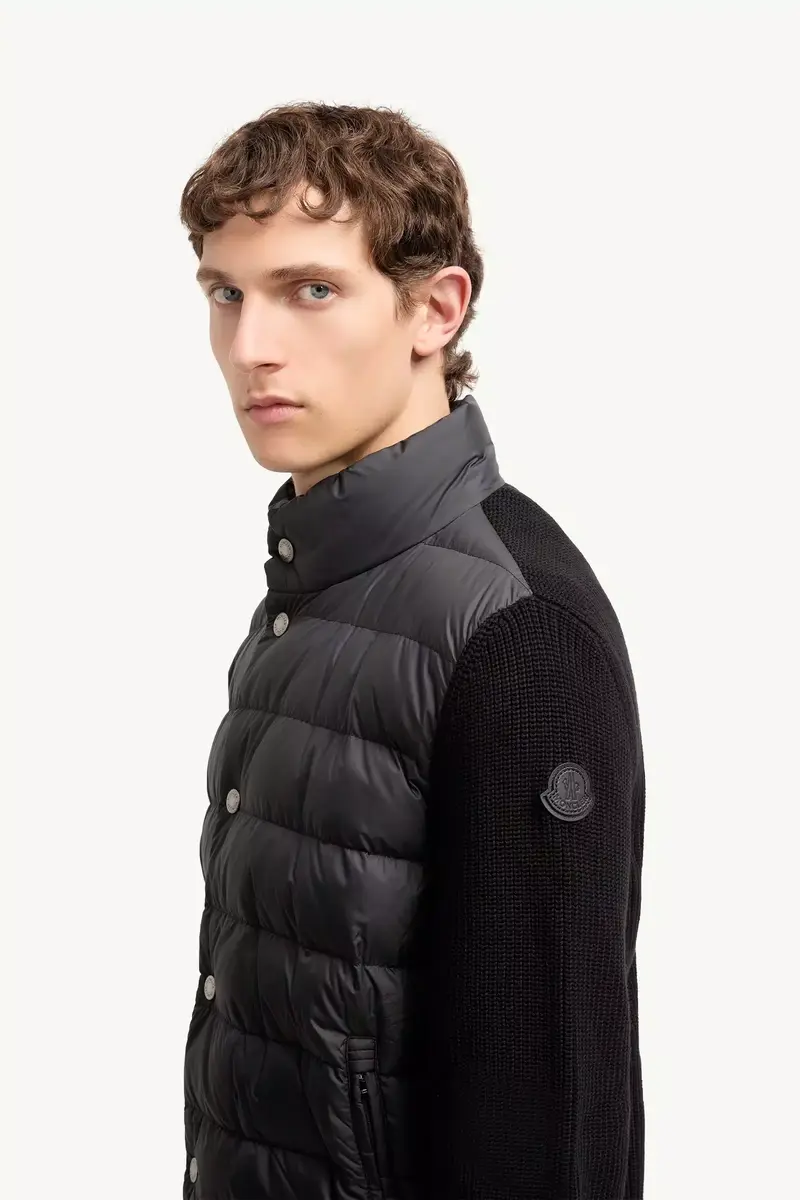 Moncler Padded Cotton Zip-up Cardigan | Thumbnail 4