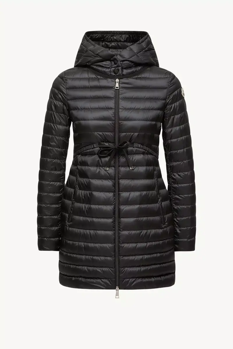 Moncler Barbel Hooded Fit & Flare Long Down Jacket | Thumbnail 2