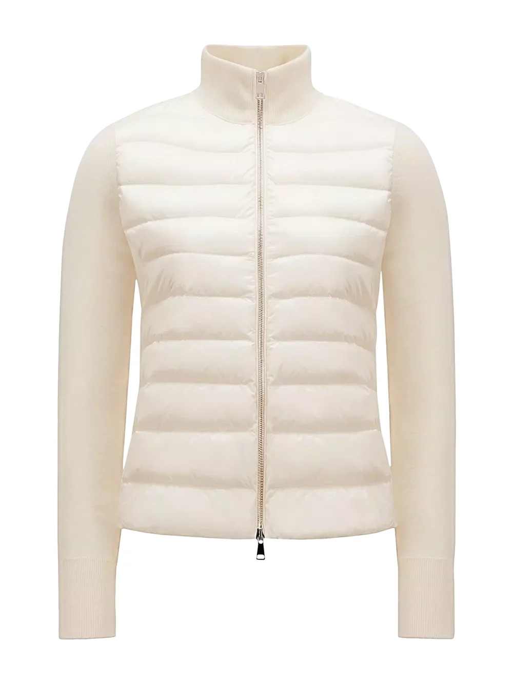 Padded Wool Zip-up Cardigan Padded Wool Zip-up Cardigan