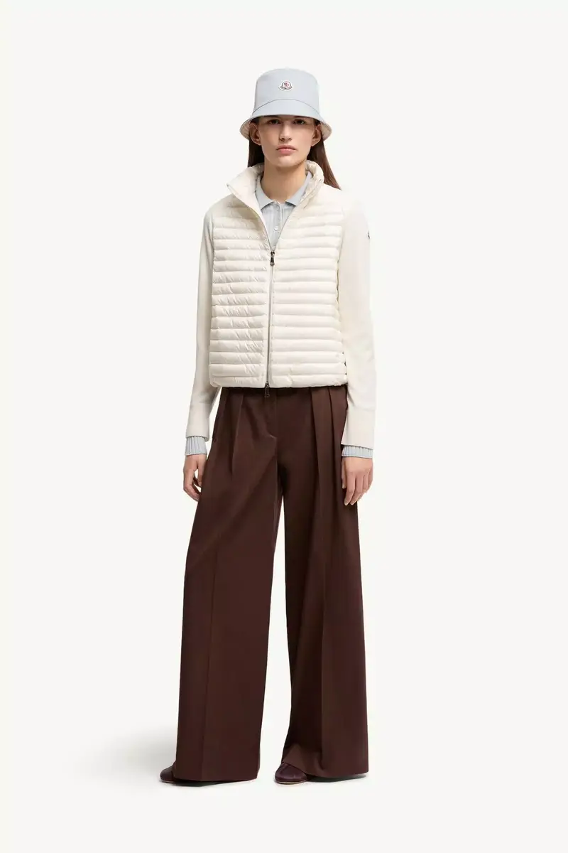 Moncler Padded Wool Zip-up Cardigan | Thumbnail 3 Moncler Padded Wool Zip-up Cardigan | Thumbnail 3