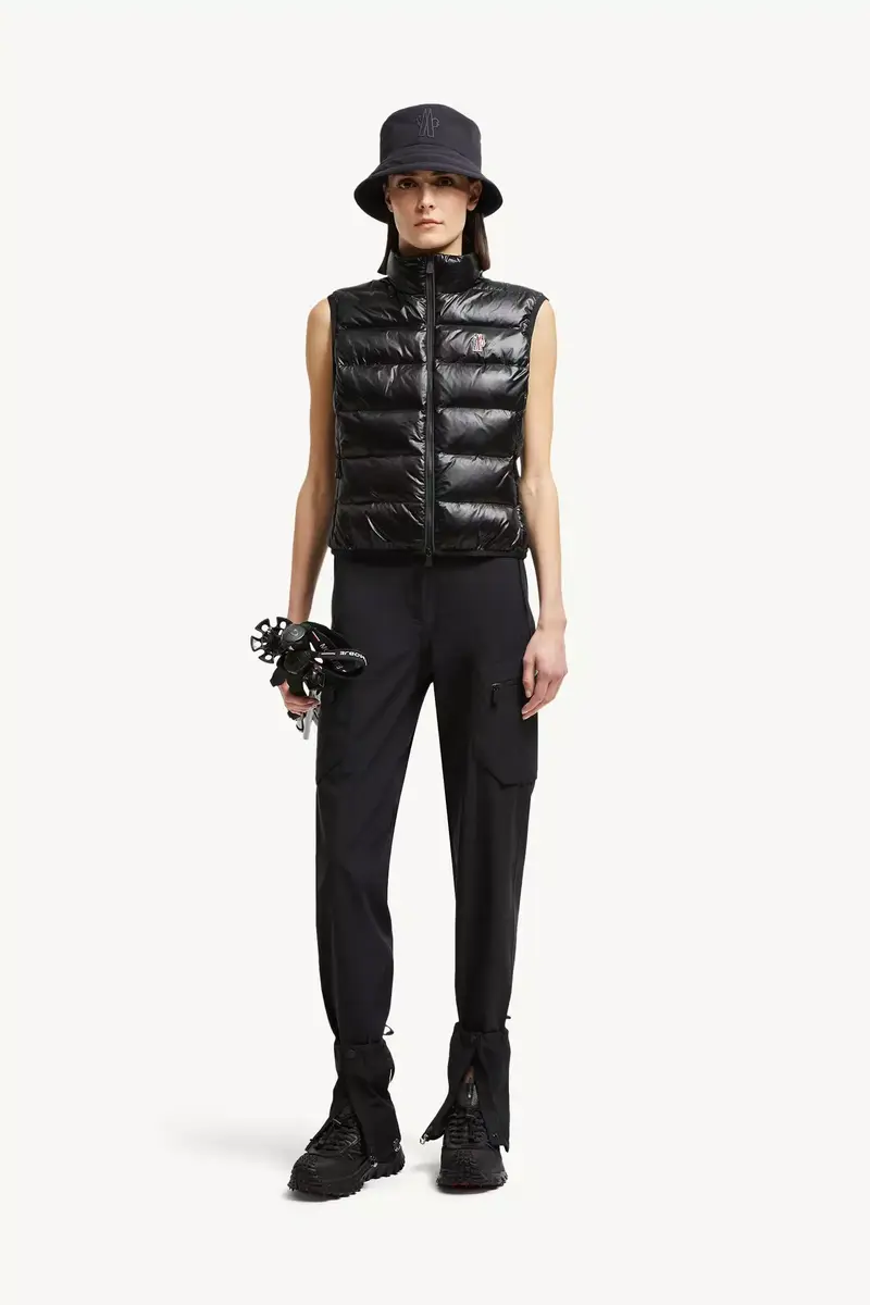 Moncler Grenoble Padded Zip-up Jersey Vest | Thumbnail 3