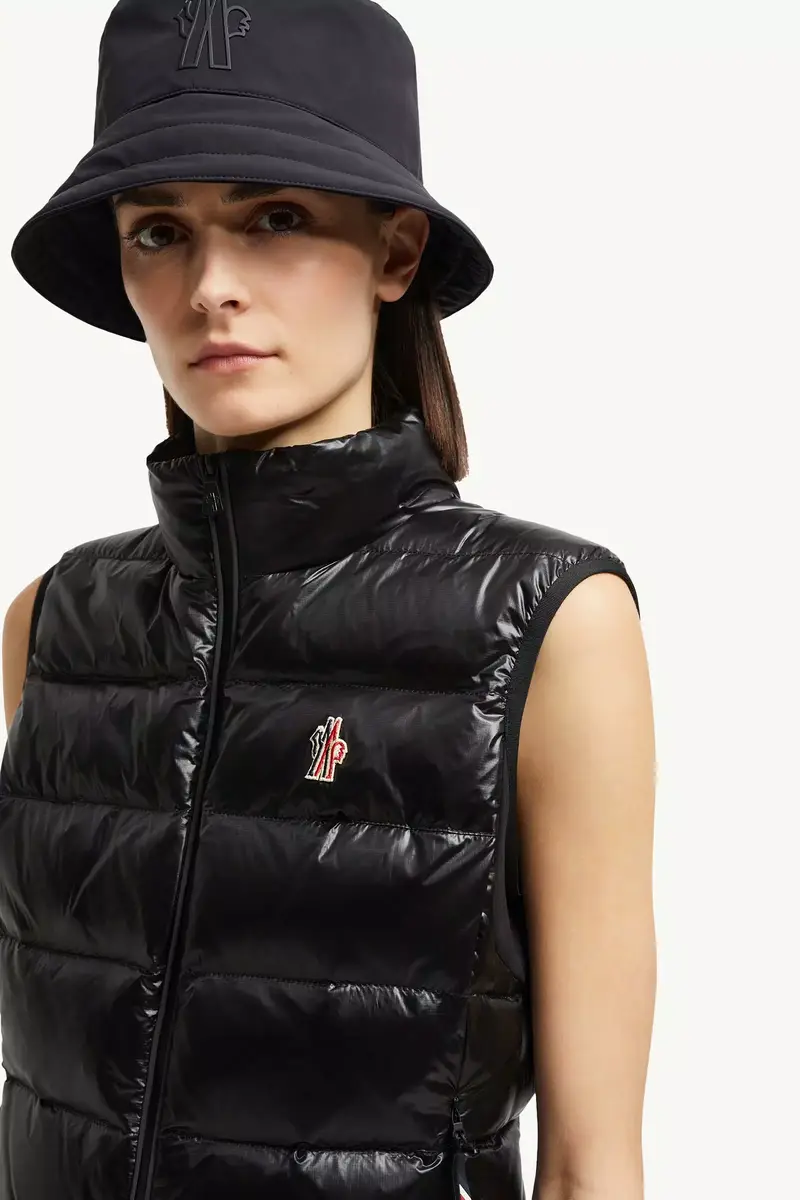 Moncler Grenoble Padded Zip-up Jersey Vest | Thumbnail 4