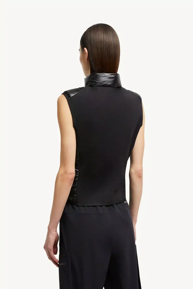 Moncler Grenoble Padded Zip-up Jersey Vest | Thumbnail 6