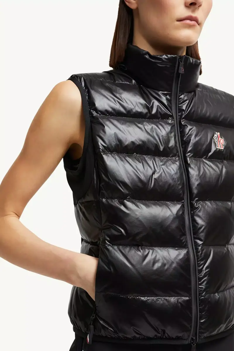 Moncler Grenoble Padded Zip-up Jersey Vest | Thumbnail 7