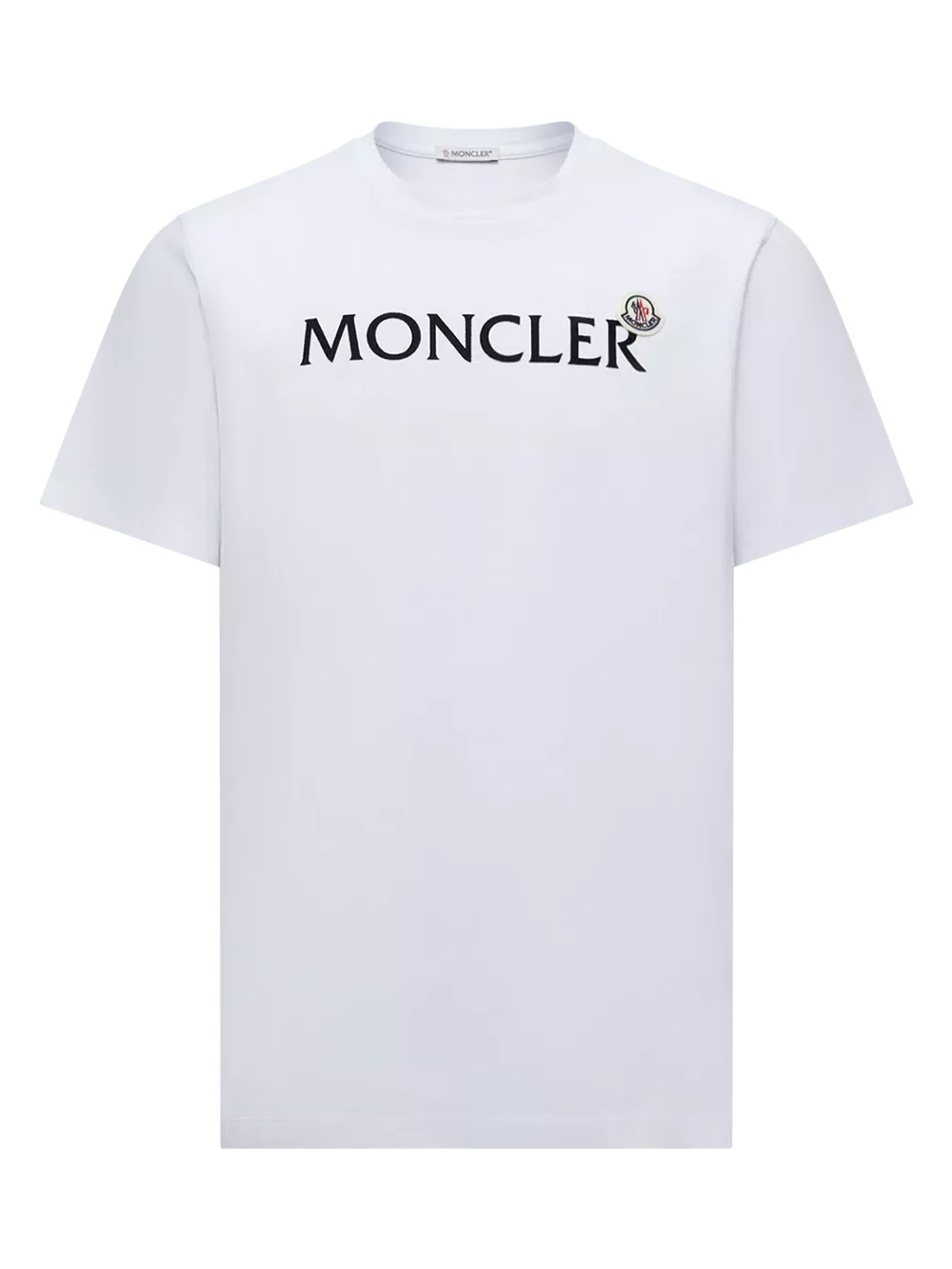 Flocked Logo Cotton T-shirt Flocked Logo Cotton T-shirt