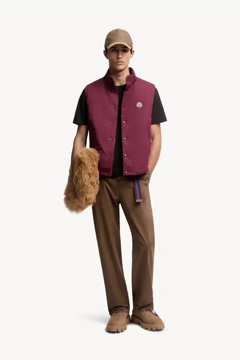 Moncler Flocked Logo Cotton T-shirt | Thumbnail 3 Moncler Flocked Logo Cotton T-shirt | Thumbnail 3