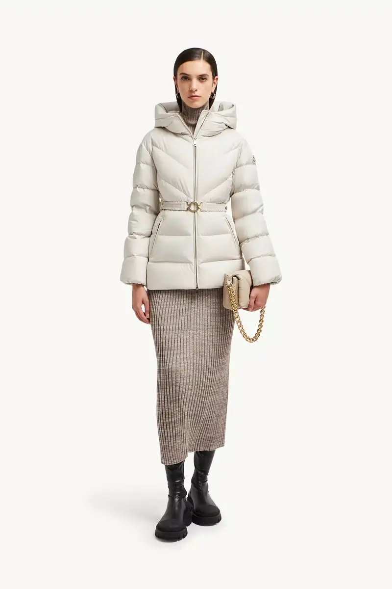 Moncler Brosse Diagonal-quilted Hooded Short Down Jacket | Thumbnail 3 Moncler Brosse Diagonal-quilted Hooded Short Down Jacket | Thumbnail 3
