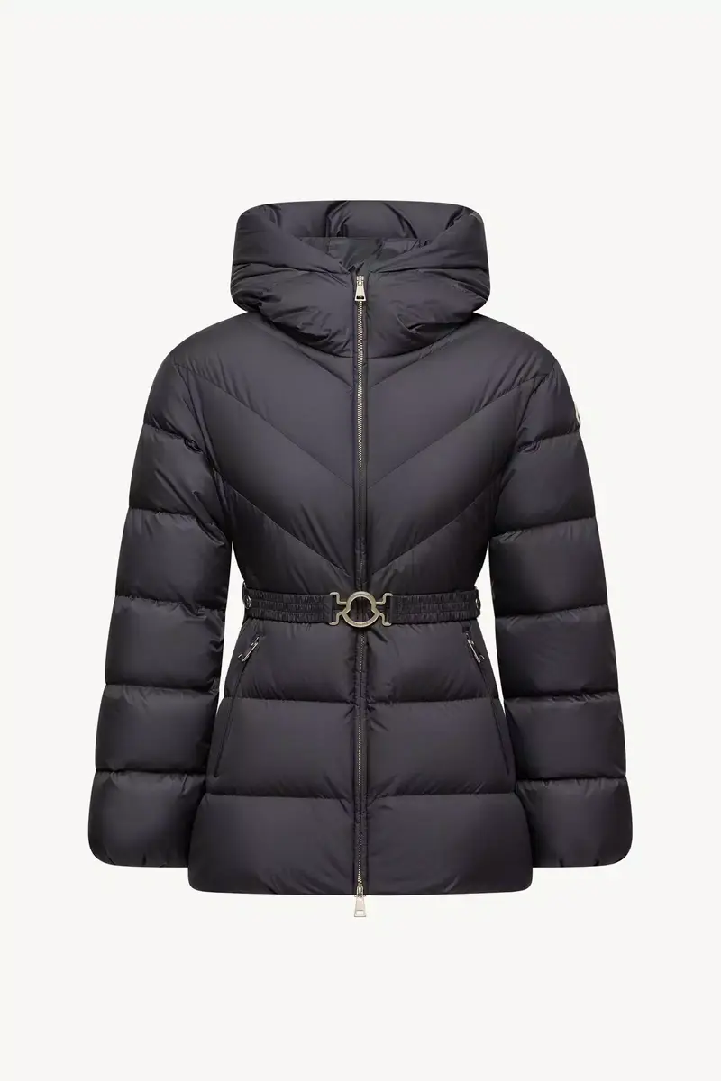 Moncler Brosse Diagonal-quilted Hooded Short Down Jacket | Thumbnail 2 Moncler Brosse Diagonal-quilted Hooded Short Down Jacket | Thumbnail 2