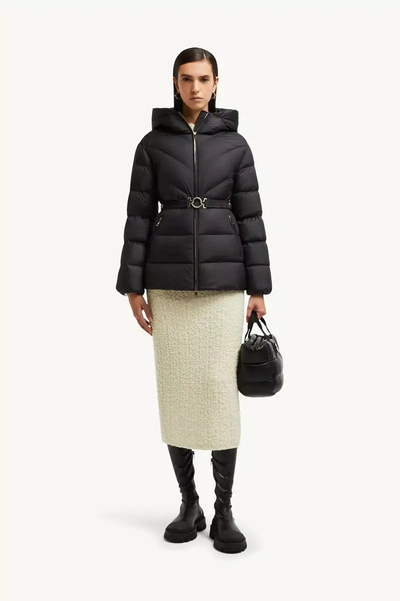 Moncler Brosse Diagonal-quilted Hooded Short Down Jacket | Thumbnail 3 Moncler Brosse Diagonal-quilted Hooded Short Down Jacket | Thumbnail 3