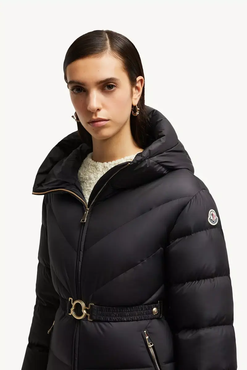 Moncler Brosse Diagonal-quilted Hooded Short Down Jacket | Thumbnail 4 Moncler Brosse Diagonal-quilted Hooded Short Down Jacket | Thumbnail 4