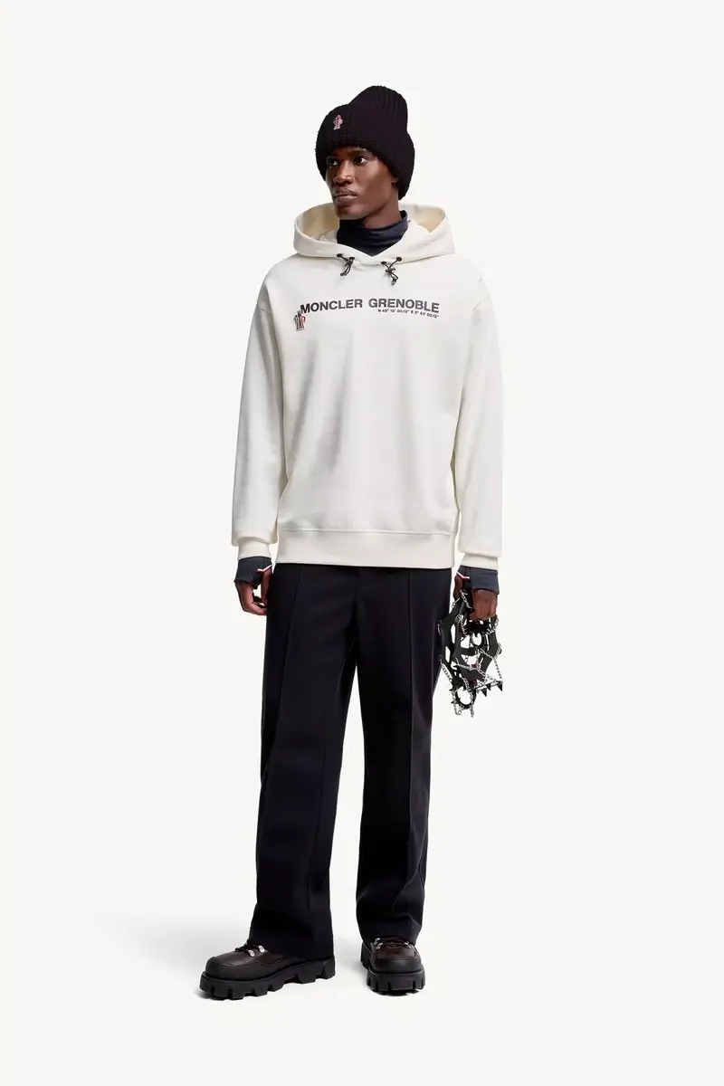 Moncler Grenoble Logo Cotton Hoodie | Thumbnail 3