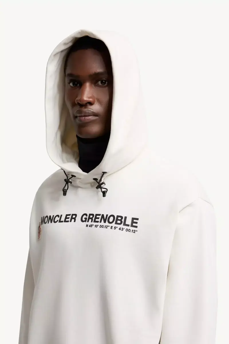 Moncler Grenoble Logo Cotton Hoodie | Thumbnail 4