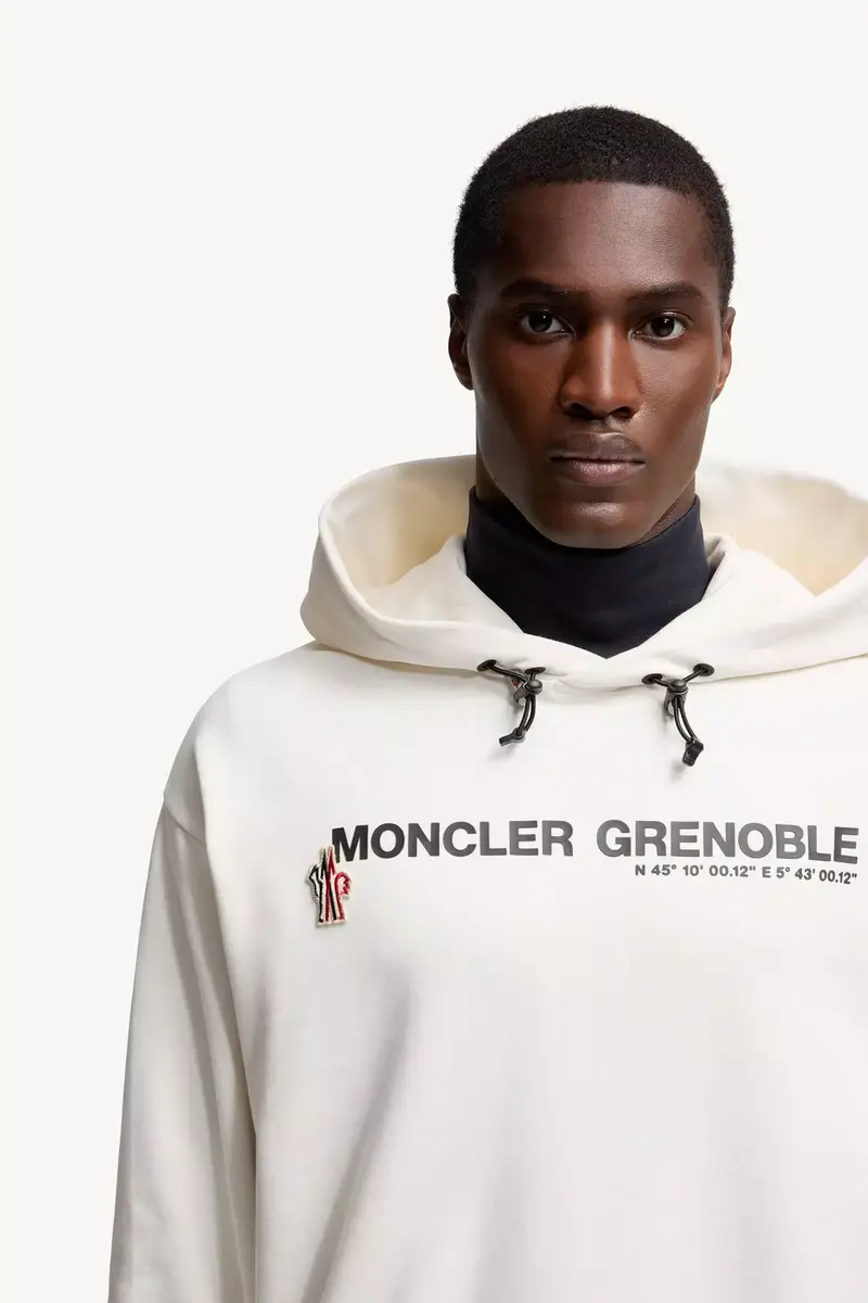 Moncler Grenoble Logo Cotton Hoodie | Thumbnail 7