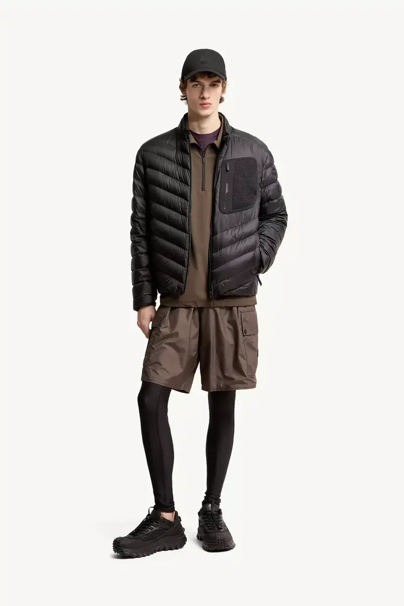 Moncler Mackinac Diagonal-quilted Down Biker Jacket | Thumbnail 3