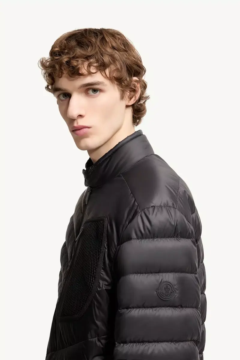 Moncler Mackinac Diagonal-quilted Down Biker Jacket | Thumbnail 4