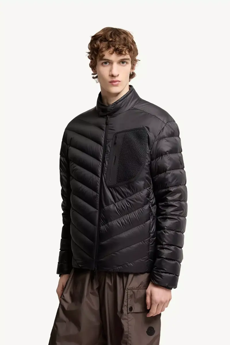 Moncler Mackinac Diagonal-quilted Down Biker Jacket | Thumbnail 5