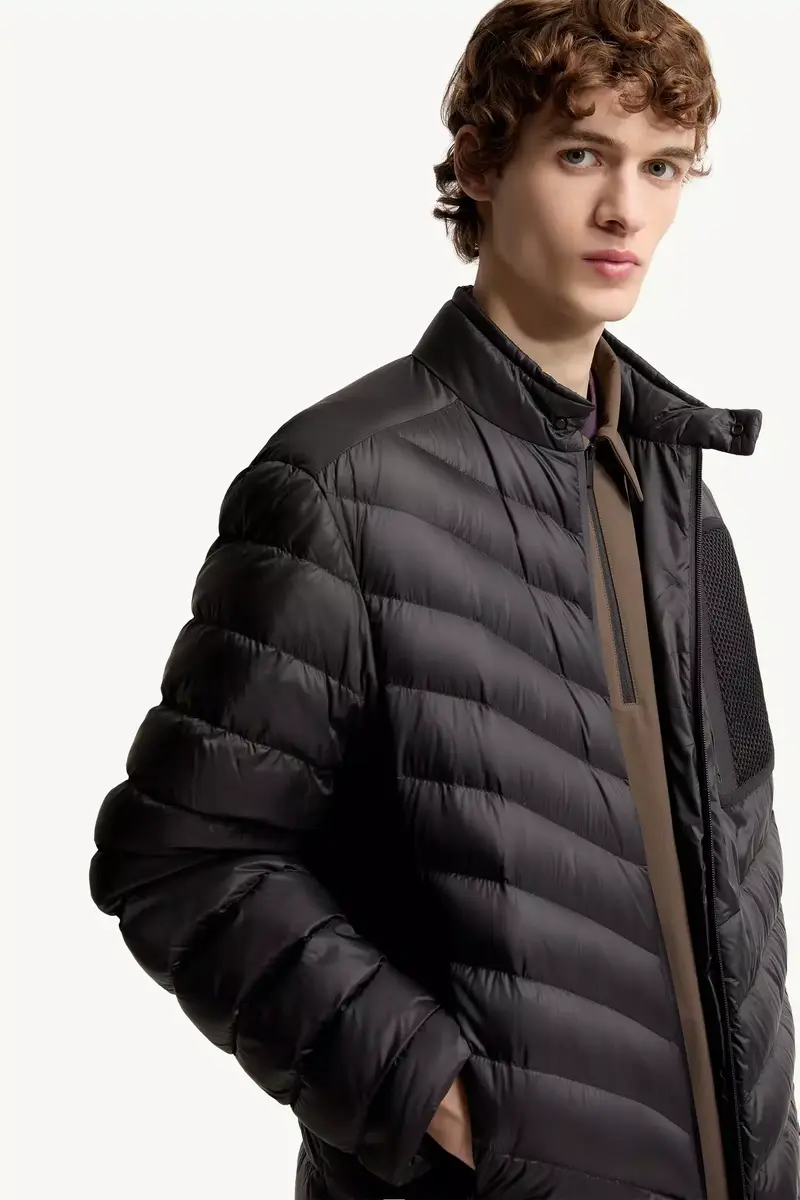 Moncler Mackinac Diagonal-quilted Down Biker Jacket | Thumbnail 7