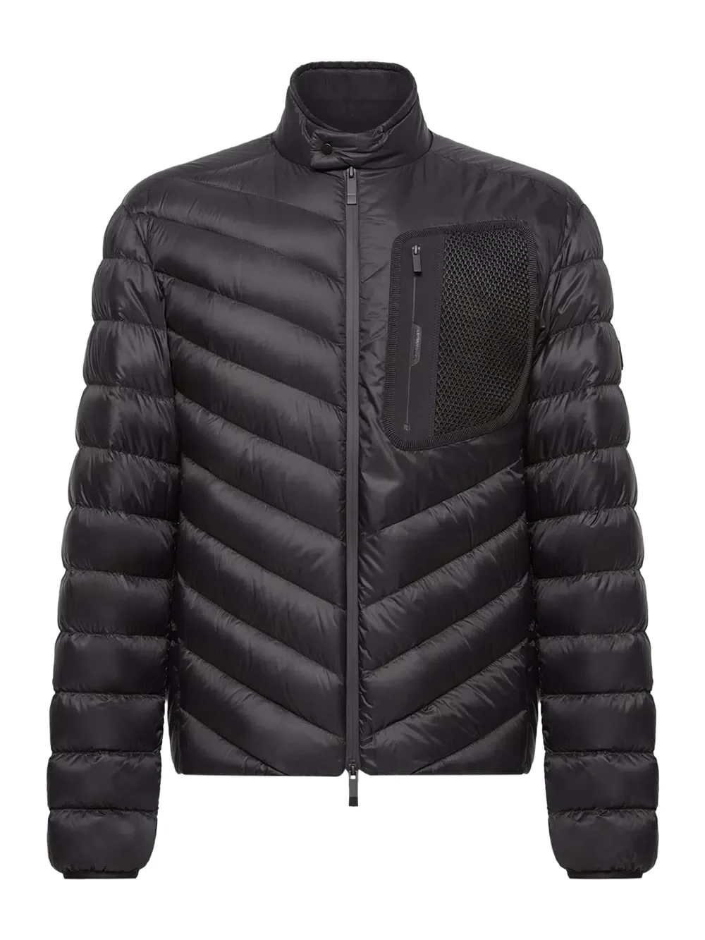 Mackinac Diagonal-quilted Down Biker Jacket Mackinac Diagonal-quilted Down Biker Jacket