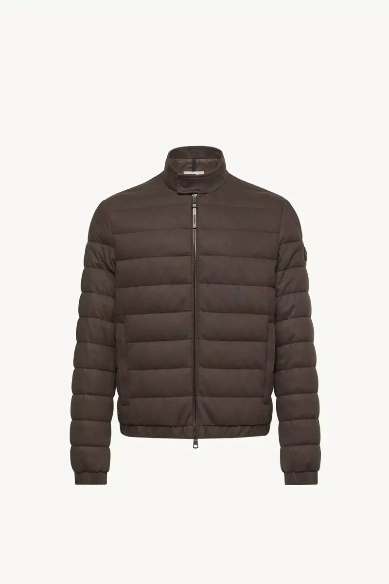 Moncler Luray Cashmere Blend Short Down Jacket | Thumbnail 2
