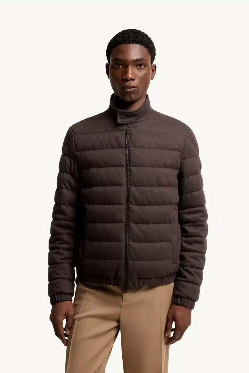 Moncler Luray Cashmere Blend Short Down Jacket | Thumbnail 5
