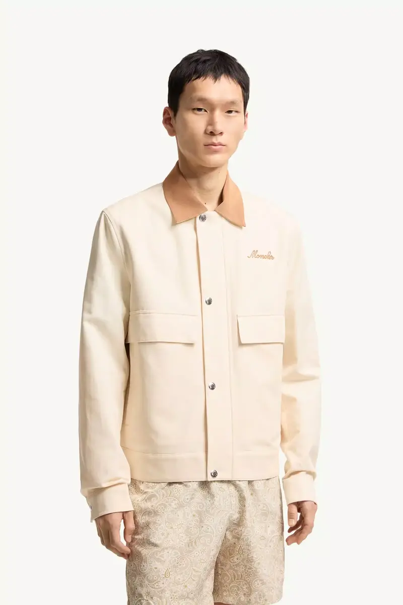 Moncler Kilke Linen & Cotton Blend Shirt Jacket | Thumbnail 5 Moncler Kilke Linen & Cotton Blend Shirt Jacket | Thumbnail 5