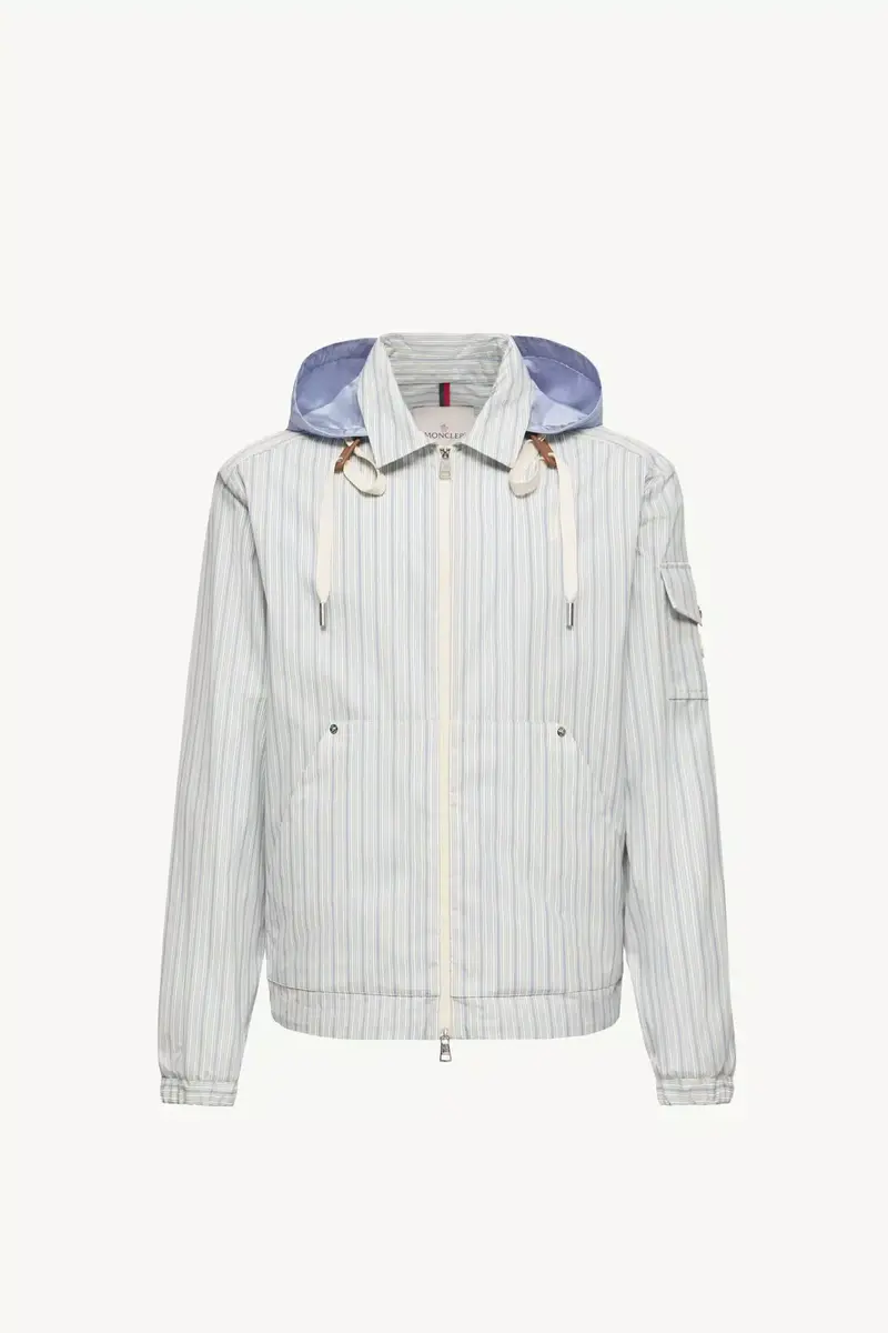 Moncler Havas Striped Poplin Shirt Jacket | Thumbnail 2 Moncler Havas Striped Poplin Shirt Jacket | Thumbnail 2