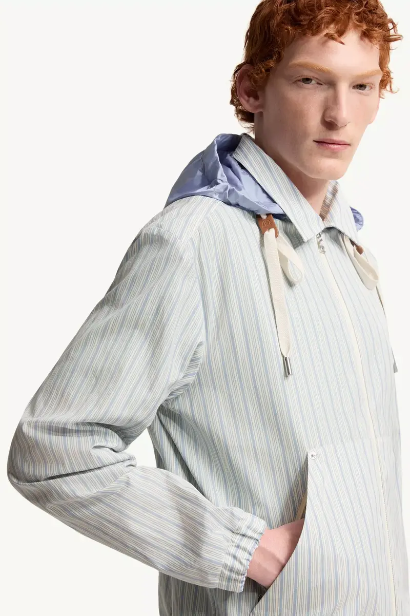 Moncler Havas Striped Poplin Shirt Jacket | Thumbnail 7 Moncler Havas Striped Poplin Shirt Jacket | Thumbnail 7