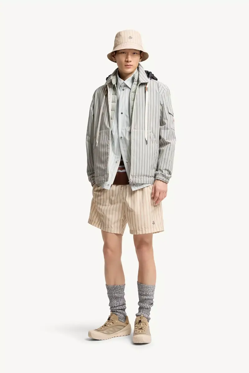 Moncler Havas Striped Poplin Shirt Jacket | Thumbnail 3 Moncler Havas Striped Poplin Shirt Jacket | Thumbnail 3