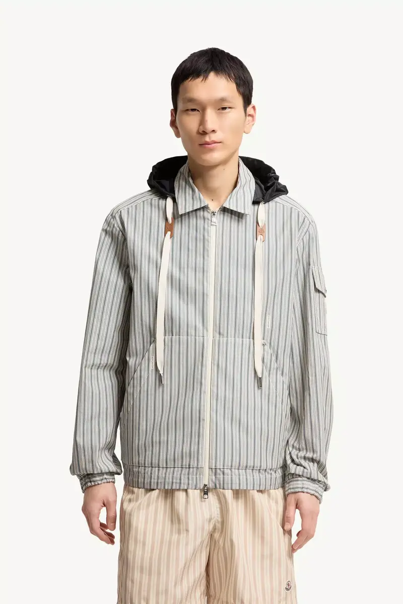 Moncler Havas Striped Poplin Shirt Jacket | Thumbnail 5 Moncler Havas Striped Poplin Shirt Jacket | Thumbnail 5