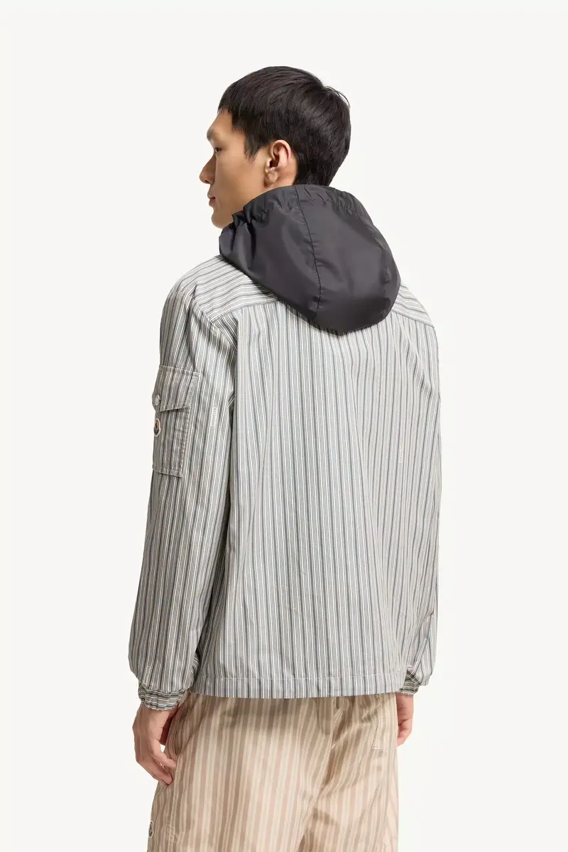 Moncler Havas Striped Poplin Shirt Jacket | Thumbnail 6 Moncler Havas Striped Poplin Shirt Jacket | Thumbnail 6