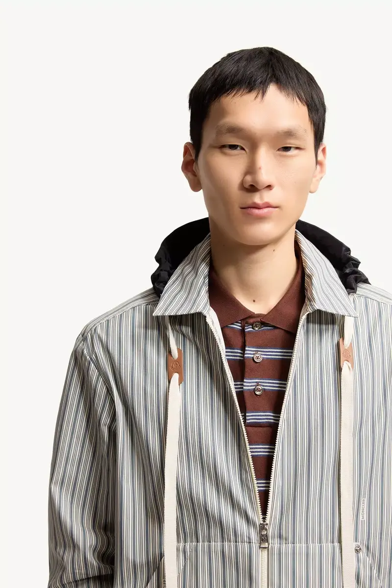 Moncler Havas Striped Poplin Shirt Jacket | Thumbnail 7 Moncler Havas Striped Poplin Shirt Jacket | Thumbnail 7
