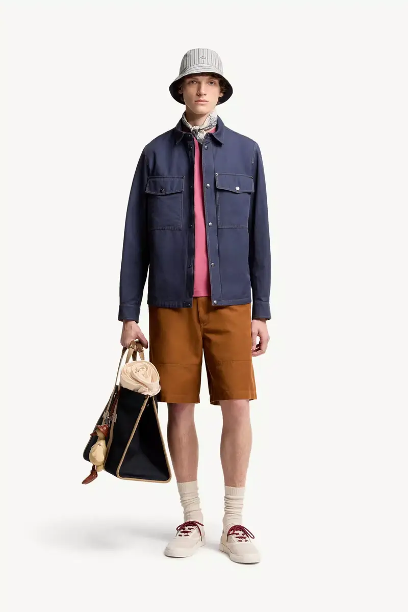 Moncler Watagua Cotton & Linen Blend Shirt Jacket | Thumbnail 3 Moncler Watagua Cotton & Linen Blend Shirt Jacket | Thumbnail 3