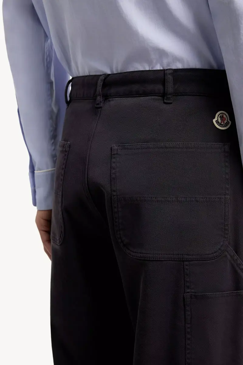Moncler Cargo Cotton Blend Gabardine Pants | Thumbnail 6
