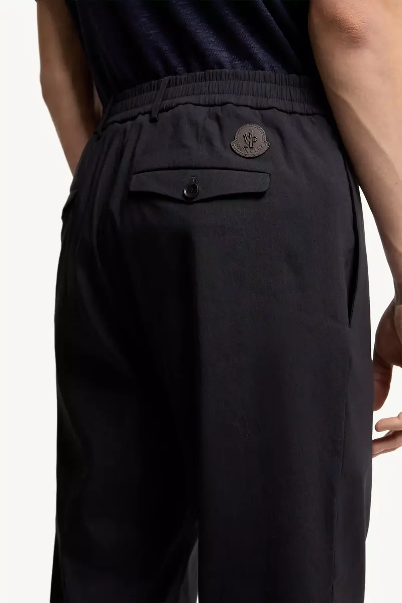Moncler Technical Linen Blend Pants | Thumbnail 7