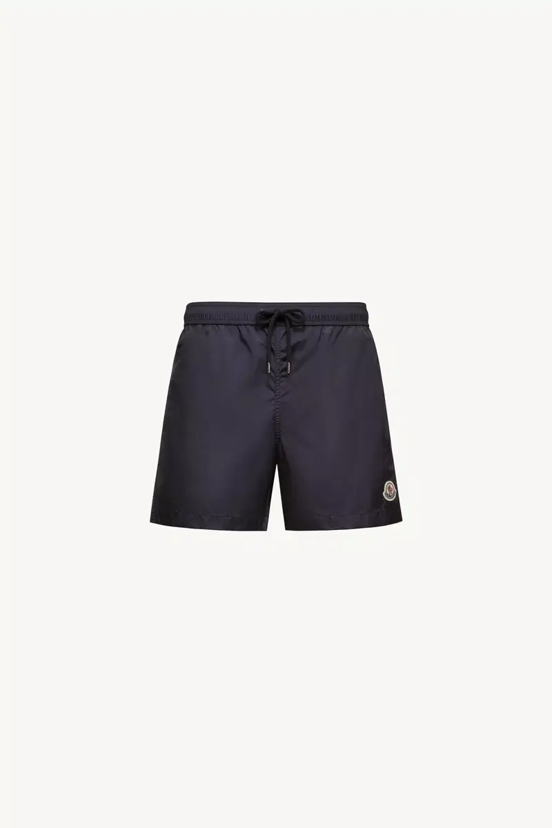 Moncler Logo Patch Swim Shorts | Thumbnail 2