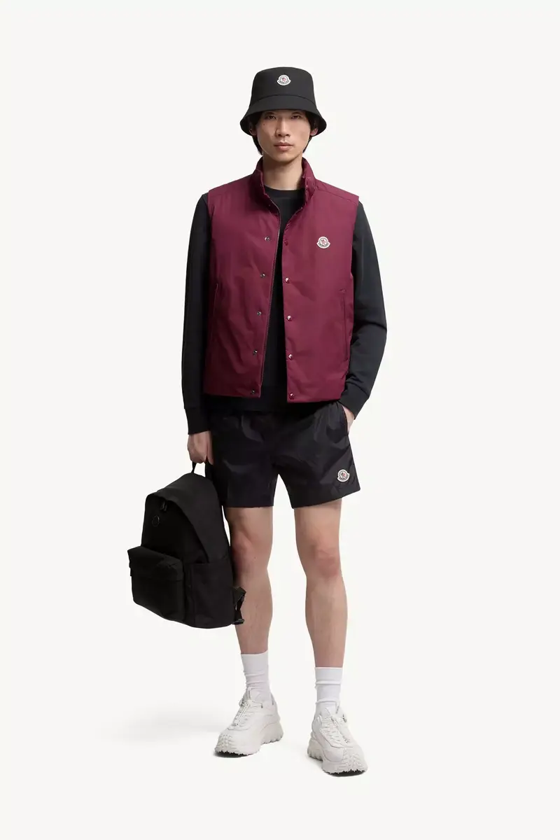 Moncler Logo Patch Swim Shorts | Thumbnail 3