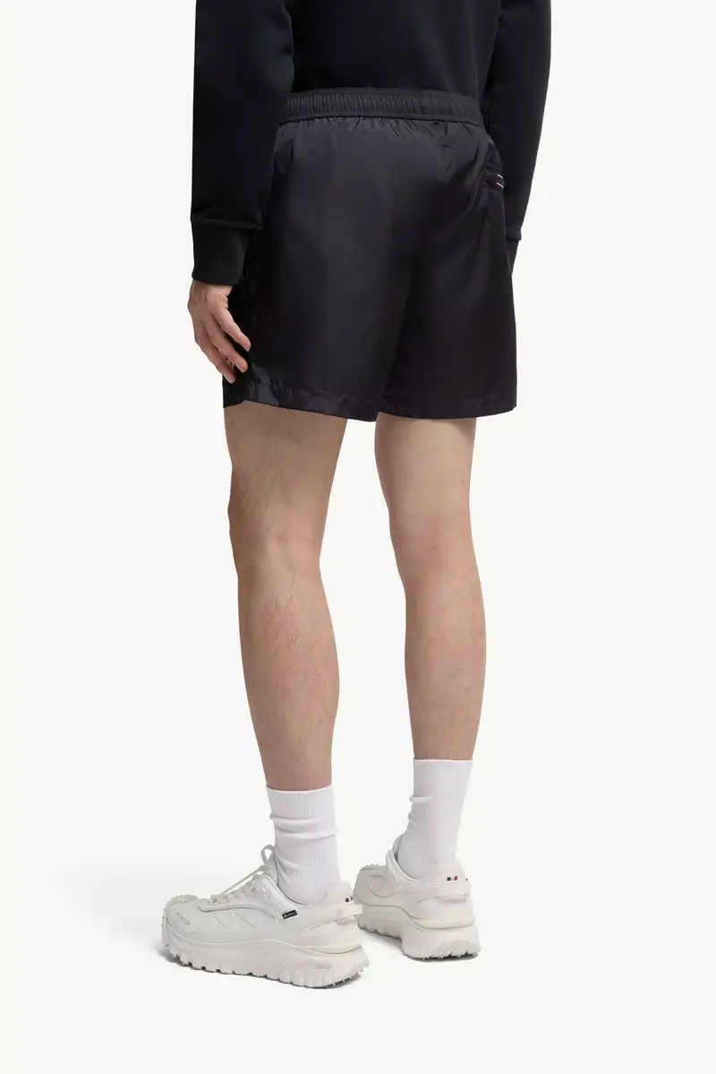 Moncler Logo Patch Swim Shorts | Thumbnail 6