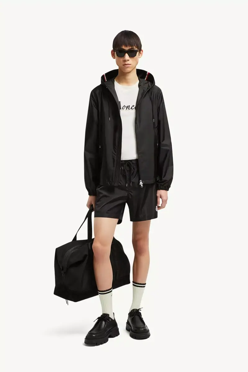 Moncler Logo Patch Swim Shorts | Thumbnail 3 Moncler Logo Patch Swim Shorts | Thumbnail 3