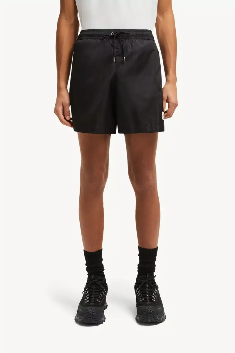 Moncler Logo Patch Swim Shorts | Thumbnail 4 Moncler Logo Patch Swim Shorts | Thumbnail 4